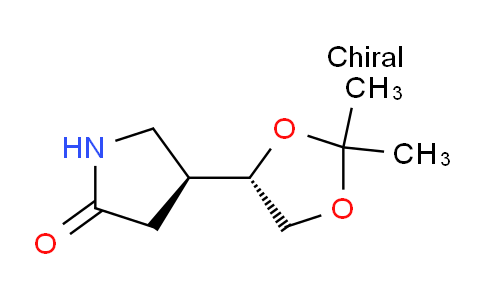 CAS No. 766538-83-4, (S)-4-((S)-2,2-DIMETHYL-1,3-DIOXOLAN-4-YL)PYRROLIDIN-2-ONE