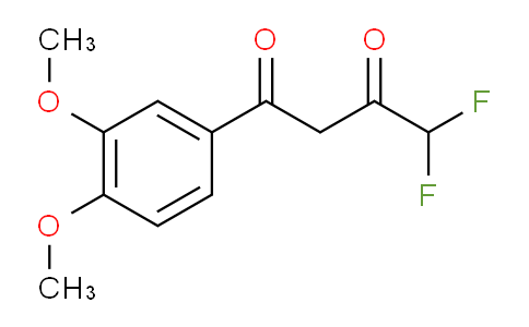 CAS No. 832739-17-0, 1-(3,4-Dimethoxyphenyl)-4,4-difluorobutane-1,3-dione