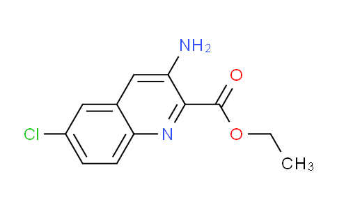 CAS No. 690253-81-7, Ethyl 3-amino-6-chloroquinoline-2-carboxylate