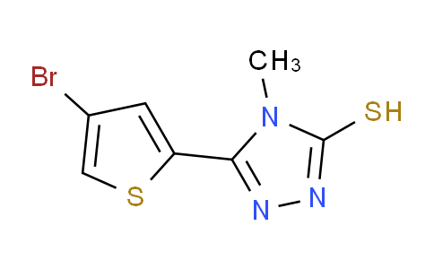 CAS No. 828274-88-0, 5-(4-Bromothiophen-2-yl)-4-methyl-4H-1,2,4-triazole-3-thiol