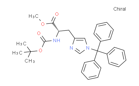 CAS No. 62697-87-4, N-Boc-1-trityl-L-histidine Methyl Ester
