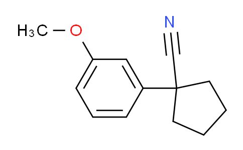 CAS No. 74316-83-9, 1-(3-Methoxyphenyl)cyclopentanecarbonitrile