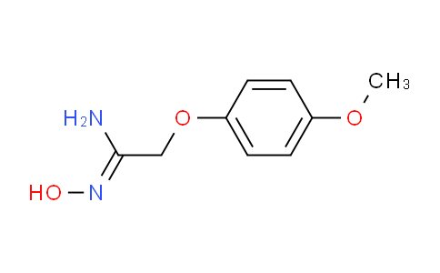 CAS No. 685542-25-0, N'-Hydroxy-2-(4-methoxyphenoxy)acetimidamide