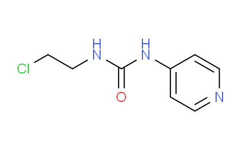 CAS No. 62491-96-7, 1-(2-Chloroethyl)-3-(pyridin-4-yl)urea