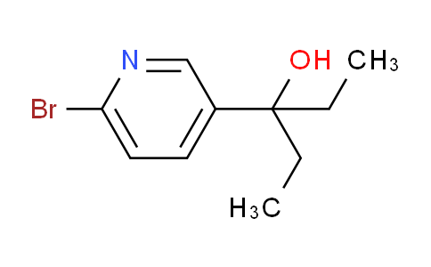 CAS No. 874915-24-9, 3-(6-Bromo-3-pyridyl)-3-pentanol
