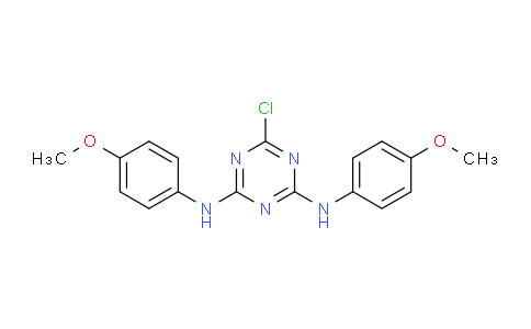 CAS No. 6737-62-8, 6-Chloro-N2,N4-bis(4-methoxyphenyl)-1,3,5-triazine-2,4-diamine