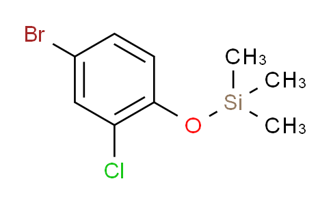 CAS No. 809278-96-4, (4-Bromo-2-chlorophenoxy)trimethylsilane