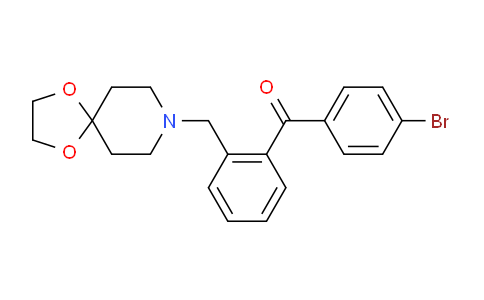 CAS No. 898755-99-2, (2-(1,4-Dioxa-8-azaspiro[4.5]decan-8-ylmethyl)phenyl)(4-bromophenyl)methanone