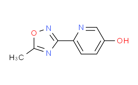 CAS No. 859538-54-8, 6-(5-Methyl-1,2,4-oxadiazol-3-yl)pyridin-3-ol