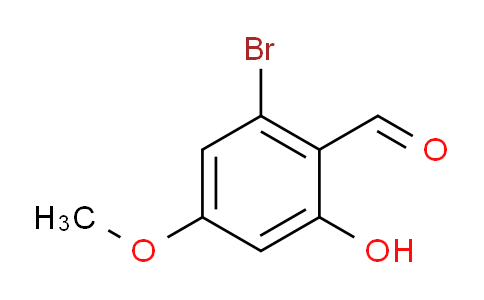CAS No. 861668-41-9, 2-Bromo-6-hydroxy-4-methoxybenzaldehyde