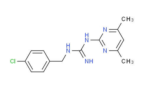 CAS No. 890866-56-5, 1-(4-Chlorobenzyl)-3-(4,6-dimethylpyrimidin-2-yl)guanidine