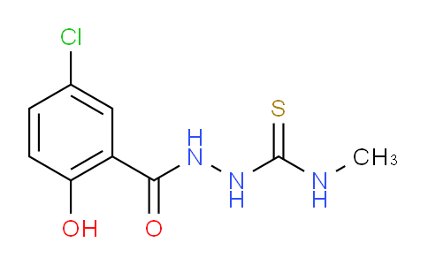 CAS No. 891055-71-3, 2-(5-Chloro-2-hydroxybenzoyl)-N-methylhydrazinecarbothioamide