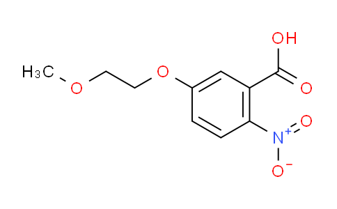 CAS No. 78361-13-4, 5-(2-METHOXYETHOXY)-2-NITROBENZOIC ACID