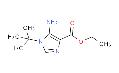 CAS No. 76182-23-5, Ethyl 5-amino-1-(tert-butyl)-1H-imidazole-4-carboxylate