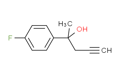 CAS No. 85014-07-9, 2-(4-Fluorophenyl)-4-pentyn-2-ol