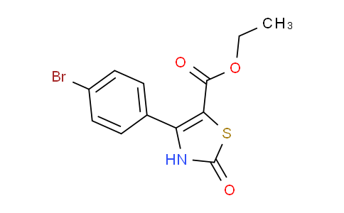 CAS No. 886497-45-6, Ethyl 4-(4-bromophenyl)-2-oxo-2,3-dihydrothiazole-5-carboxylate