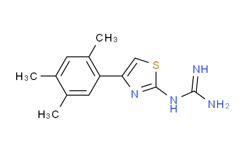 CAS No. 886497-59-2, 1-(4-(2,4,5-Trimethylphenyl)thiazol-2-yl)guanidine