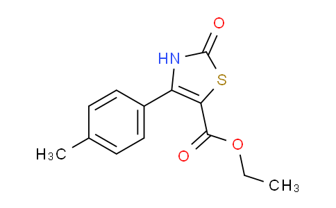 CAS No. 886498-04-0, Ethyl 2-oxo-4-(p-tolyl)-2,3-dihydrothiazole-5-carboxylate