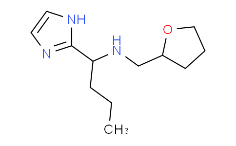 CAS No. 886505-80-2, 1-(1H-Imidazol-2-yl)-N-((tetrahydrofuran-2-yl)methyl)butan-1-amine