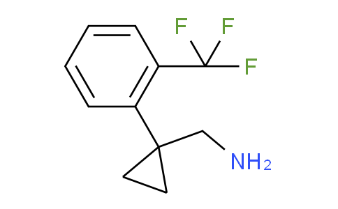 CAS No. 886365-75-9, 1-[2-(Trifluoromethyl)phenyl]cyclopropanemethanamine