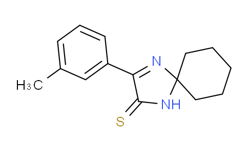 CAS No. 5955-45-3, 3-(3-Methylphenyl)-1,4-diazaspiro-[4.5]dec-3-ene-2-thione