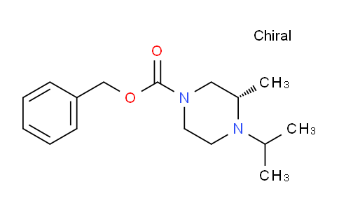 CAS No. 799557-82-7, (S)-1-Cbz-4-isopropyl-3-methylpiperazine