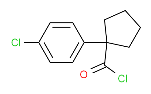 CAS No. 71501-44-5, 1-(4-Chlorophenyl)cyclopentanecarbonyl chloride