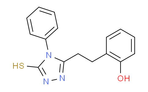 CAS No. 696621-23-5, 2-(2-(5-Mercapto-4-phenyl-4H-1,2,4-triazol-3-yl)ethyl)phenol