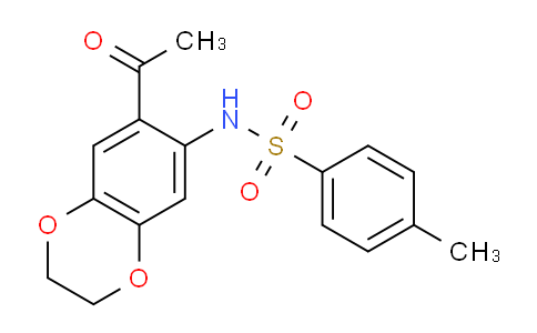 CAS No. 713502-14-8, N-(7-Acetyl-2,3-dihydrobenzo[b][1,4]dioxin-6-yl)-4-methylbenzenesulfonamide