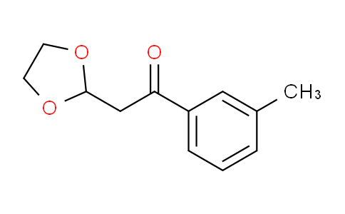 CAS No. 857195-84-7, 2-(1,3-Dioxolan-2-yl)-1-(m-tolyl)ethanone