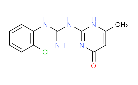 CAS No. 857413-65-1, 1-(2-Chlorophenyl)-3-(6-methyl-4-oxo-1,4-dihydropyrimidin-2-yl)guanidine