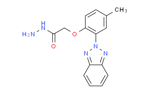 CAS No. 697239-73-9, 2-(2-(2H-Benzo[d][1,2,3]triazol-2-yl)-4-methylphenoxy)acetohydrazide
