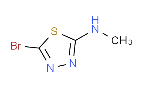 CAS No. 63555-67-9, 5-Bromo-N-methyl-1,3,4-thiadiazol-2-amine
