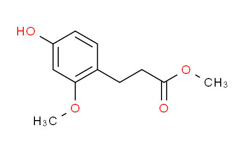 CAS No. 628333-35-7, Methyl 3-(4-Hydroxy-2-methoxyphenyl)propanoate