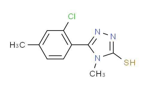 CAS No. 632292-09-2, 5-(2-Chloro-4-methylphenyl)-4-methyl-4H-1,2,4-triazole-3-thiol