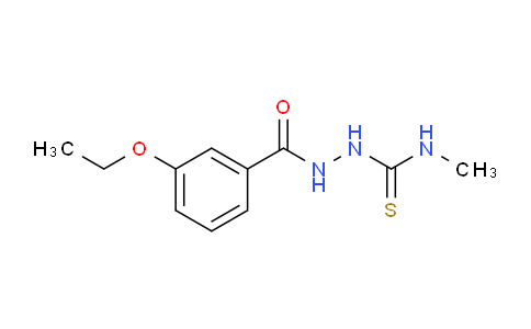 CAS No. 632301-20-3, 2-(3-Ethoxybenzoyl)-N-methylhydrazinecarbothioamide