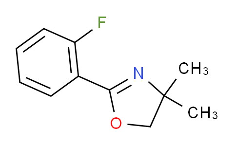 CAS No. 66464-20-8, 2-(2-Fluorophenyl)-4,4-dimethyl-4,5-dihydrooxazole