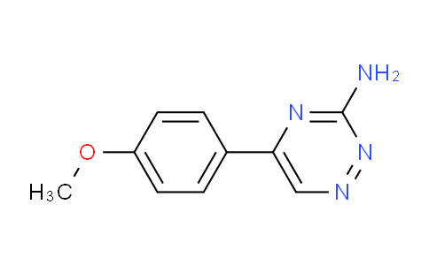 CAS No. 65943-31-9, 5-(4-Methoxyphenyl)-1,2,4-triazin-3-amine