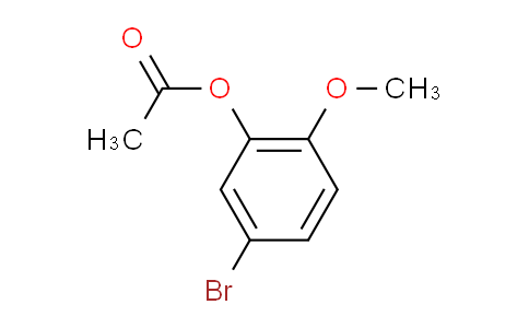 CAS No. 66037-04-5, 5-Bromo-2-methoxyphenyl acetate