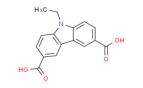 CAS No. 3215-45-0, 9-Ethyl-9H-carbazole-3,6-dicarboxylic acid