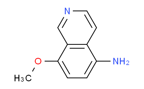 CAS No. 321921-99-7, 8-Methoxyisoquinolin-5-amine