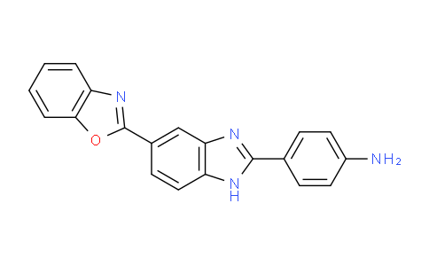 CAS No. 324022-88-0, 4-(5-(Benzo[d]oxazol-2-yl)-1H-benzo[d]imidazol-2-yl)aniline