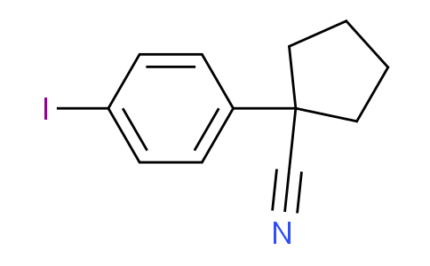 CAS No. 324532-35-6, 1-(4-Iodophenyl)cyclopentanecarbonitrile