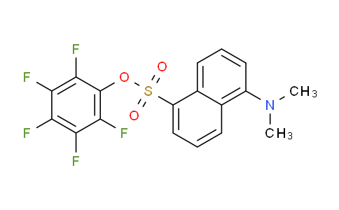CAS No. 7243-06-3, Perfluorophenyl 5-(dimethylamino)naphthalene-1-sulfonate