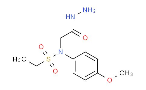 CAS No. 725692-60-4, N-(2-Hydrazinyl-2-oxoethyl)-N-(4-methoxyphenyl)ethanesulfonamide