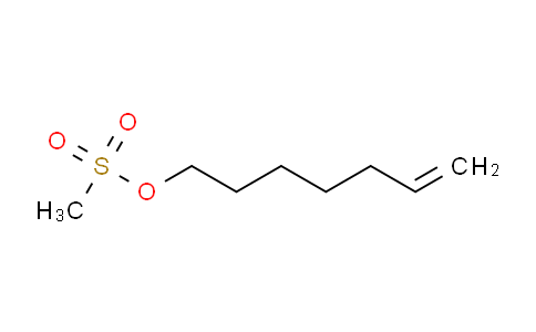 CAS No. 64818-37-7, Hept-6-en-1-yl methanesulfonate