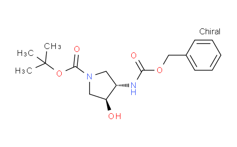 CAS No. 708273-30-7, (3S,4S)-1-Boc-4-(Cbz-amino)-3-pyrrolidinol