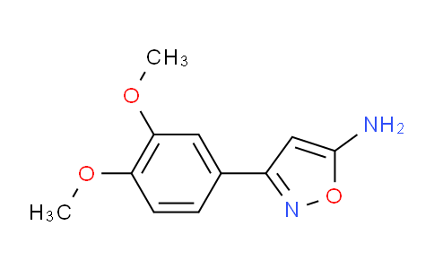 CAS No. 501325-88-8, 3-(3,4-Dimethoxyphenyl)isoxazol-5-amine