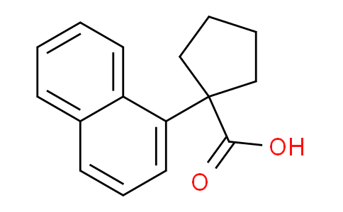 CAS No. 59725-64-3, 1-(1-Naphthyl)cyclopentanecarboxylic Acid