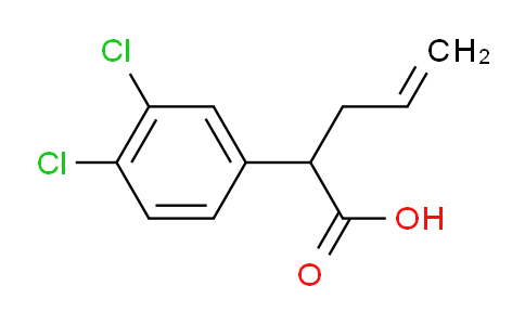 CAS No. 79333-48-5, 2-(3,4-Dichlorophenyl)pent-4-enoic acid